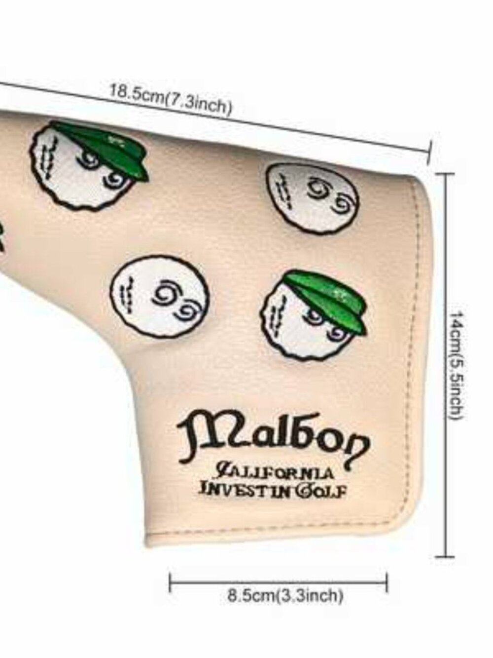 Malbon Golf Protective Covers Wood Club Headcovers Putter Head Sleeves
